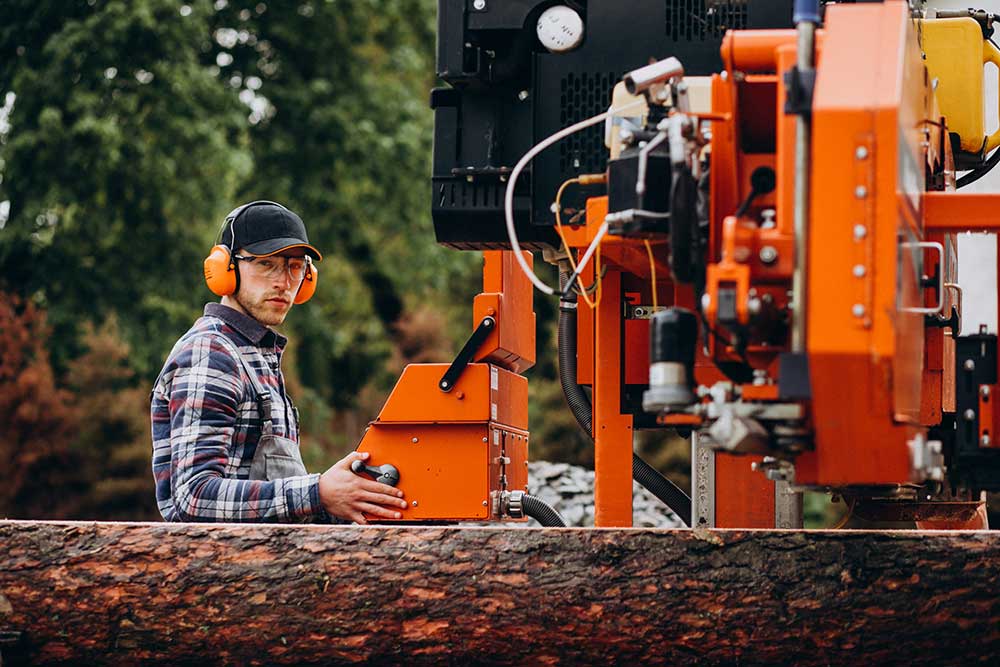 Operator with heavy machinery for plant and equipment finance